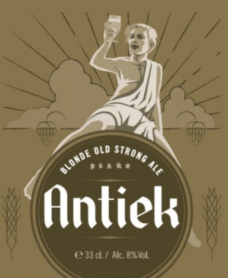 Antiek Blond 8 logo Deca Brouwerij